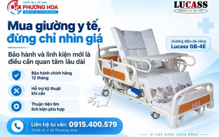 Mua giường y tế, đừng chỉ nhìn giá: Bảo hành và linh kiện mới là điều cần quan tâm lâu dài